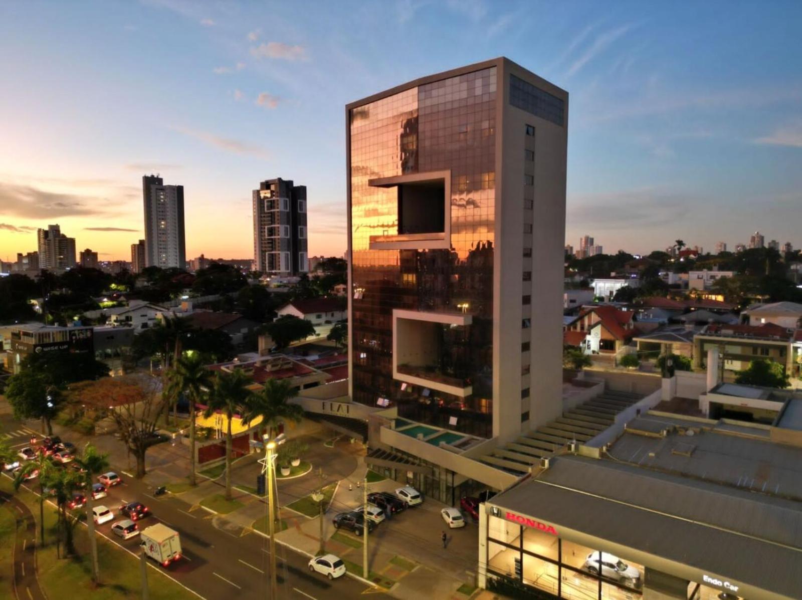 Flat Aconchegante No Coracao Da Capital Appartement Campo Grande  Buitenkant foto